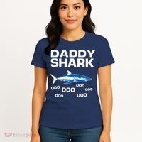 Daddy Shark Doo Women's T-Shirt thumb 4
