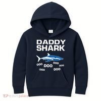 Daddy Shark Doo Kids Hoodie thumb 0