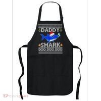 Daddy Shark Doo Doo Cute Ugly Christmas Apron thumb 0