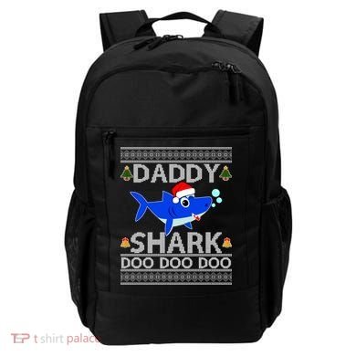 Daddy Shark Doo Doo Cute Ugly Christmas Backpack