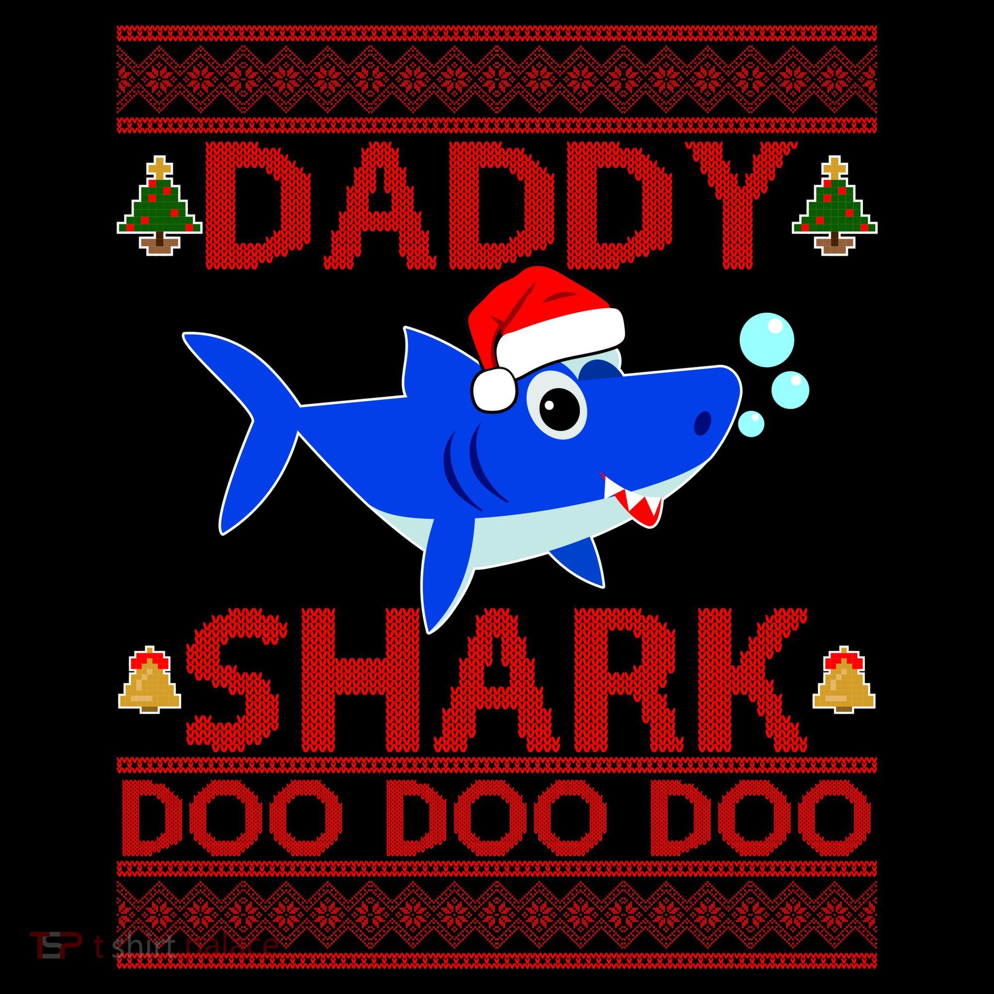 Daddy Shark Doo Doo Cute Ugly Christmas Coffee Mug