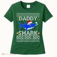 Daddy Shark Doo Doo Cute Ugly Christmas Women's T-Shirt thumb 0