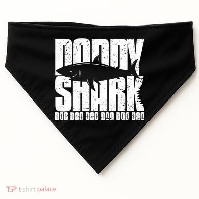 Daddy Shark Doo Doo Doo USA-Made Doggie Bandana