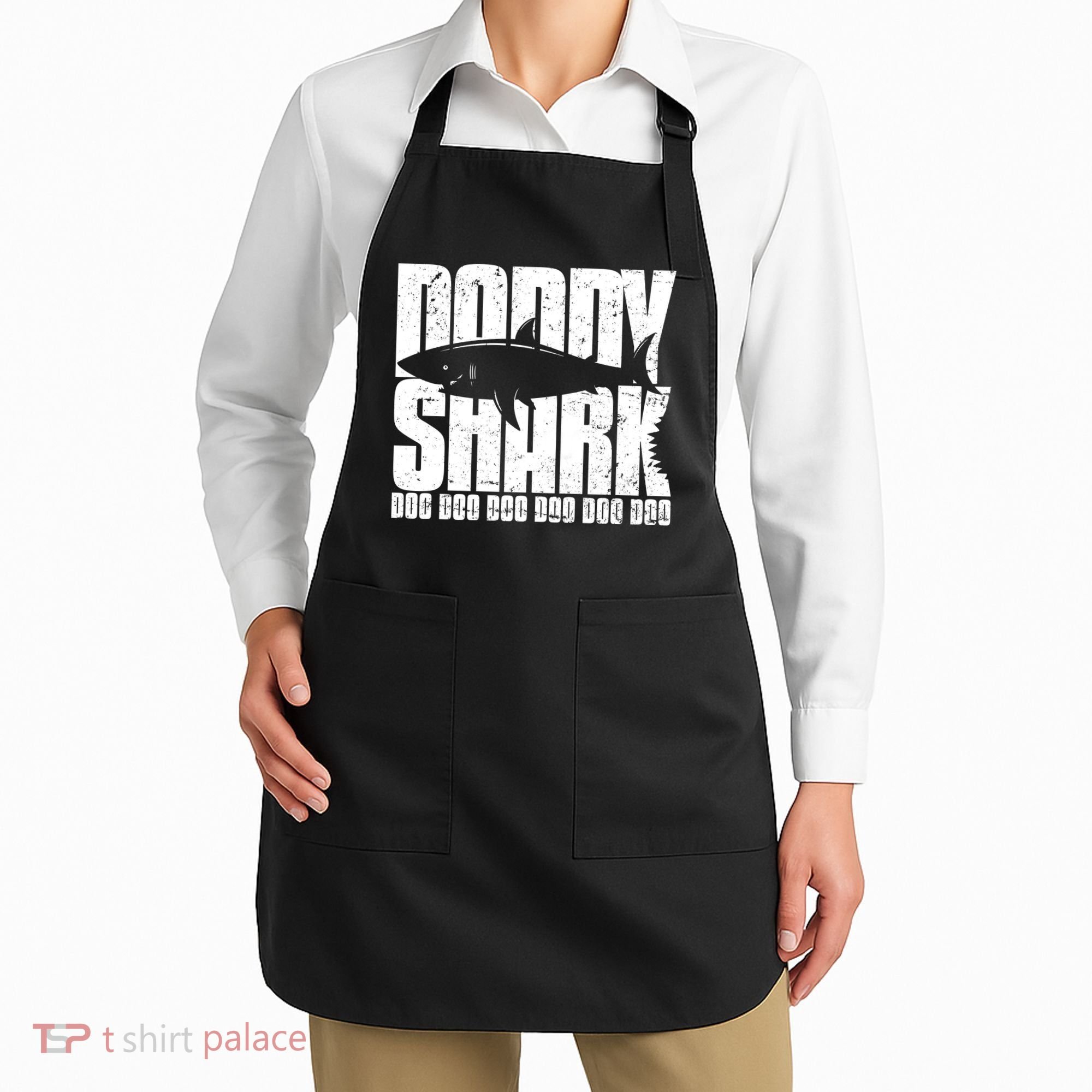 Daddy Shark Doo Doo Doo Apron