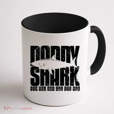 Daddy Shark Doo Doo Doo Coffee Mug back