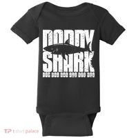 Daddy Shark Doo Doo Doo Baby Bodysuit thumb 0