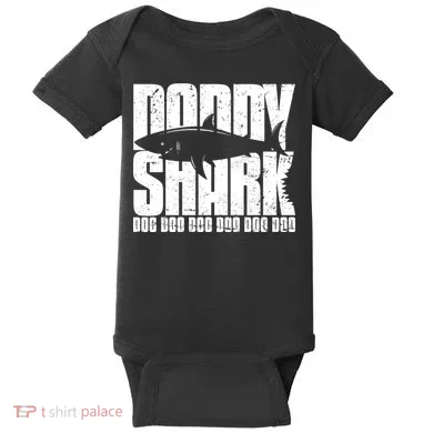 Daddy Shark Doo Doo Doo Baby Bodysuit