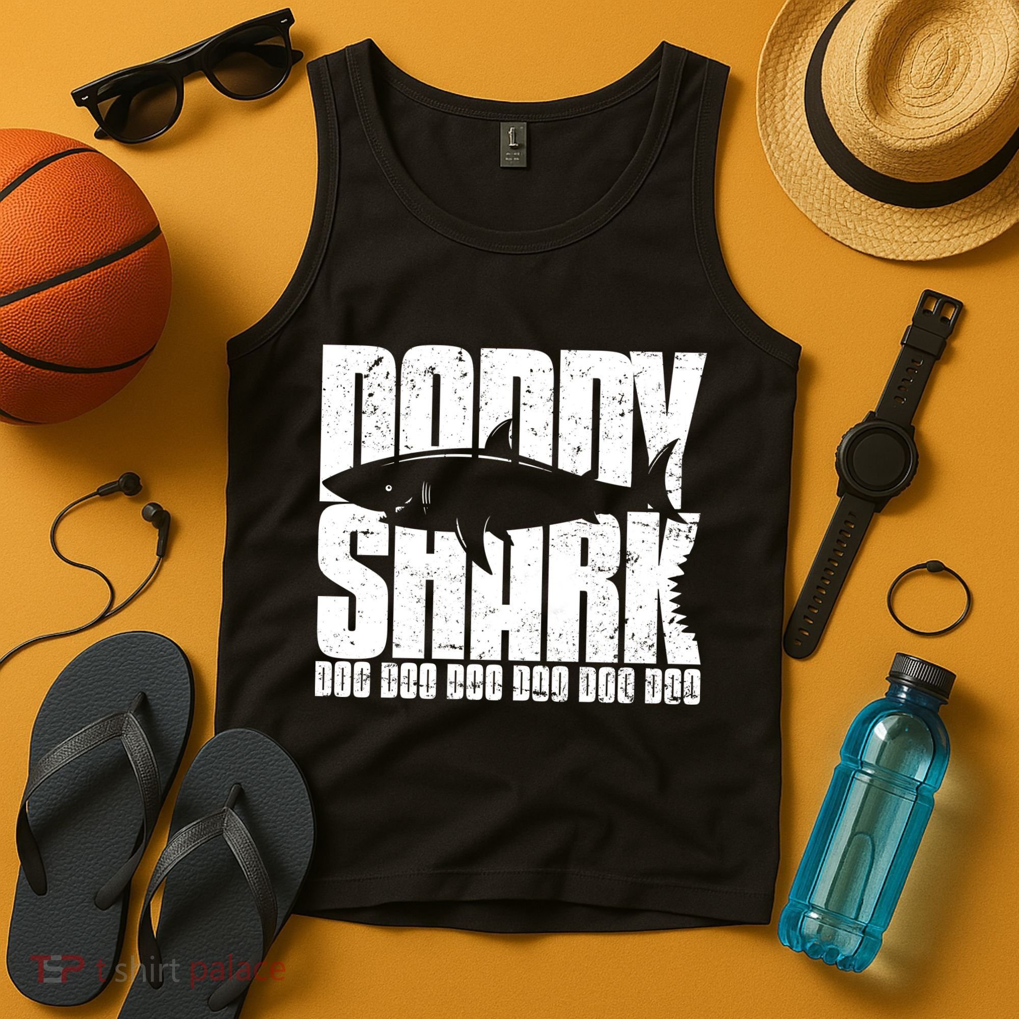 Daddy Shark Doo Doo Doo Tank Top