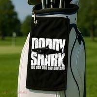 Daddy Shark Doo Doo Doo Golf Towel thumb 2