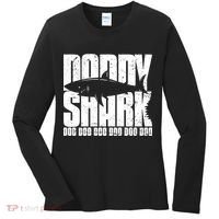 Daddy Shark Doo Doo Doo Women's Long Sleeve Shirt thumb 0
