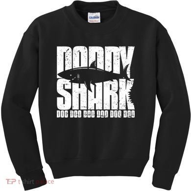 Daddy Shark Doo Doo Doo Kids Sweatshirt