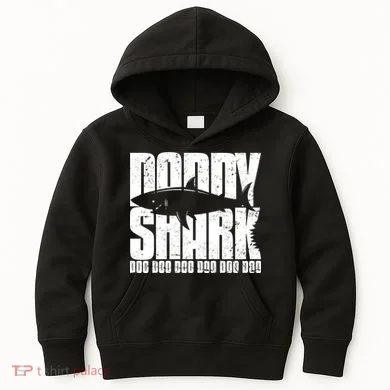 Daddy Shark Doo Doo Doo Kids Hoodie
