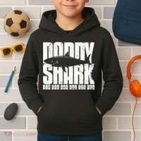 Daddy Shark Doo Doo Doo Kids Hoodie thumb 2