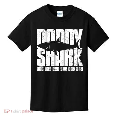 Daddy Shark Doo Doo Doo Kids T-Shirt