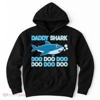 Daddy Shark Doo Doo Doo Funny Hoodie thumb 0