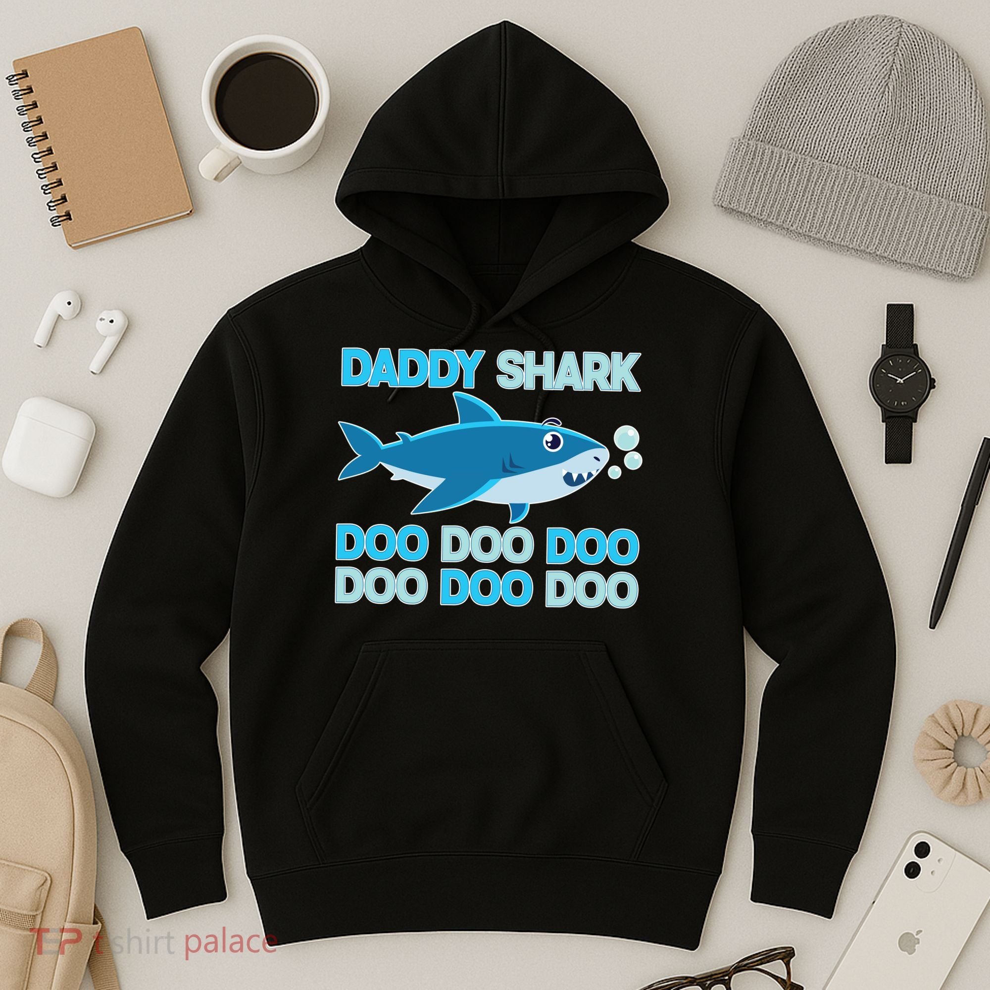 Daddy Shark Doo Doo Doo Funny Hoodie
