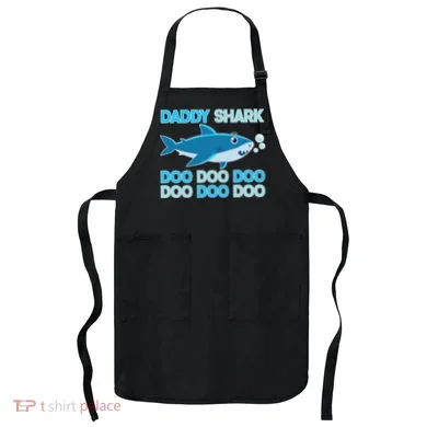 Daddy Shark Doo Doo Doo Funny Apron
