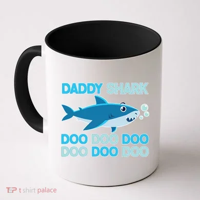 Daddy Shark Doo Doo Doo Funny Coffee Mug