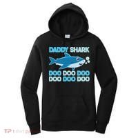 Daddy Shark Doo Doo Doo Funny Women's Hoodie thumb 0