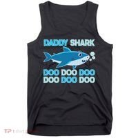 Daddy Shark Doo Doo Doo Funny Tank Top thumb 0
