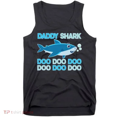 Daddy Shark Doo Doo Doo Funny Tank Top