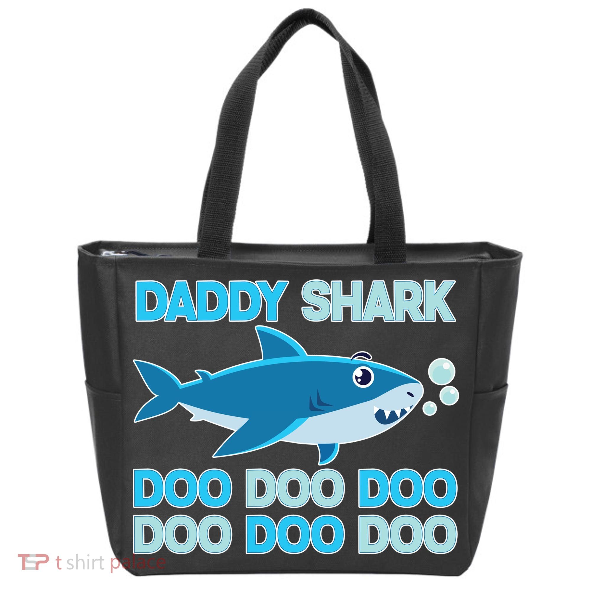 Daddy Shark Doo Doo Doo Funny Tote Bag
