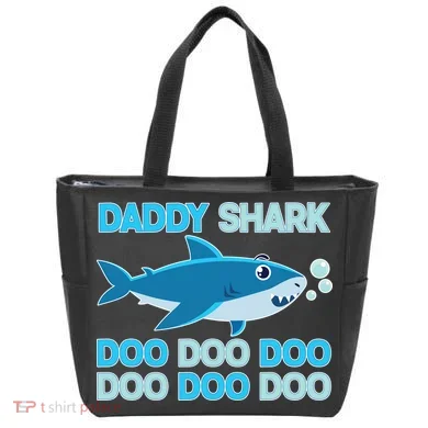 Daddy Shark Doo Doo Doo Funny Tote Bag