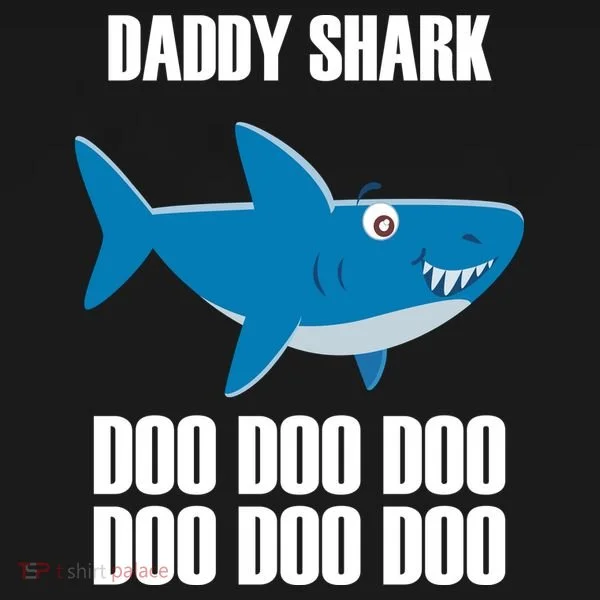 Daddy Shark Funny Cute Backpack