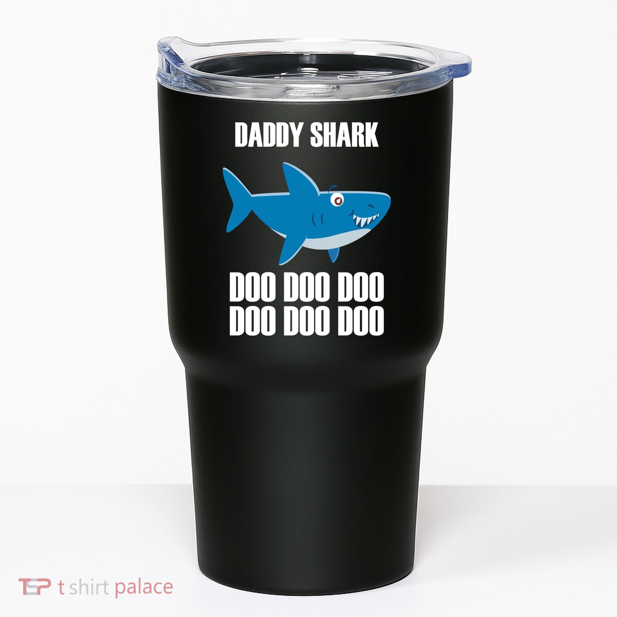 Daddy Shark Funny Cute Tumbler