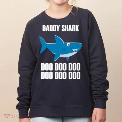 Daddy Shark Funny Cute Women's Sweatshirt