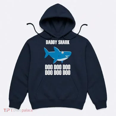 Daddy Shark Funny Cute Hoodie