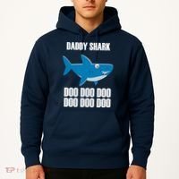 Daddy Shark Funny Cute Hoodie thumb 2