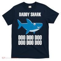 Daddy Shark Funny Cute T-Shirt thumb 0