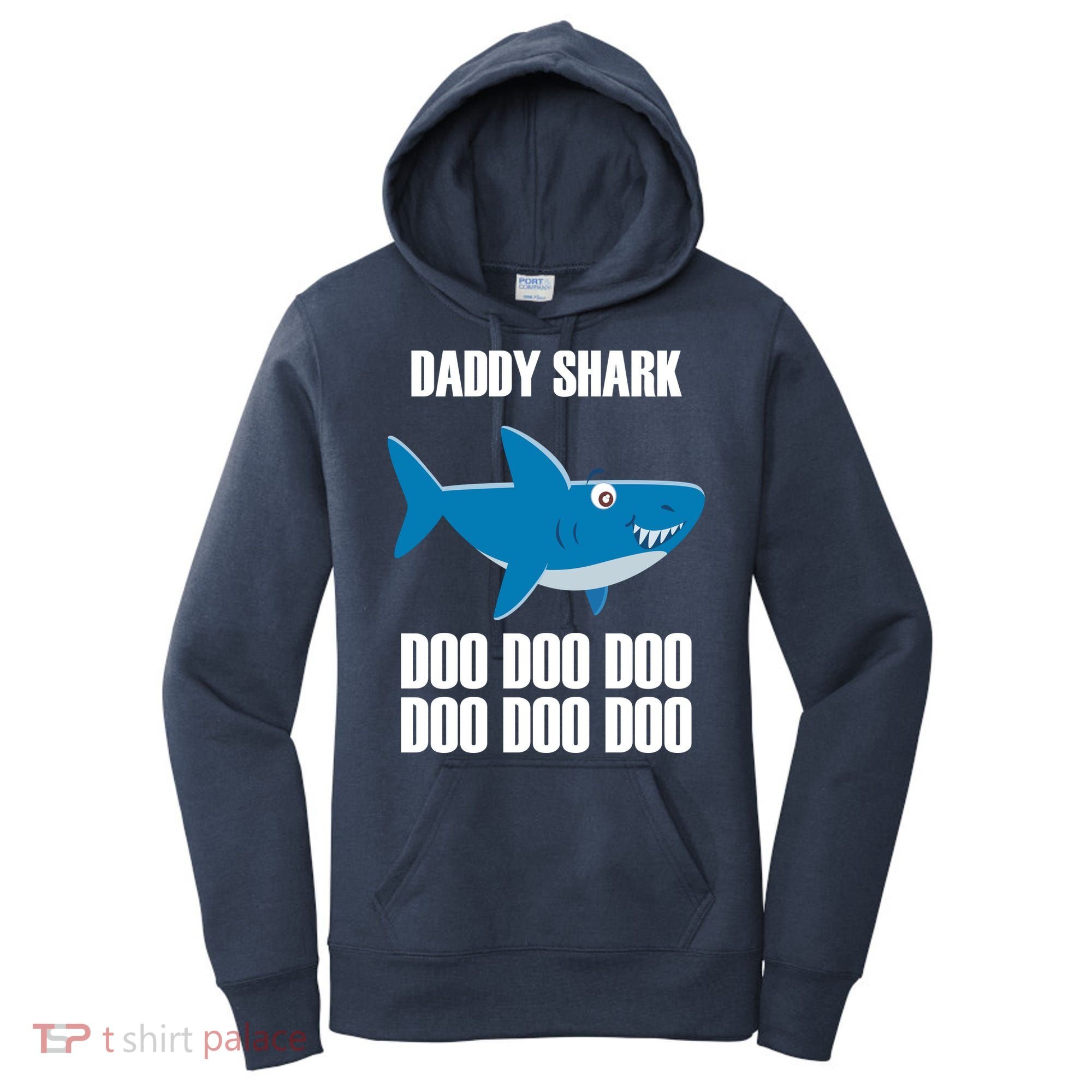 Daddy Shark Funny Cute Women's Hoodie