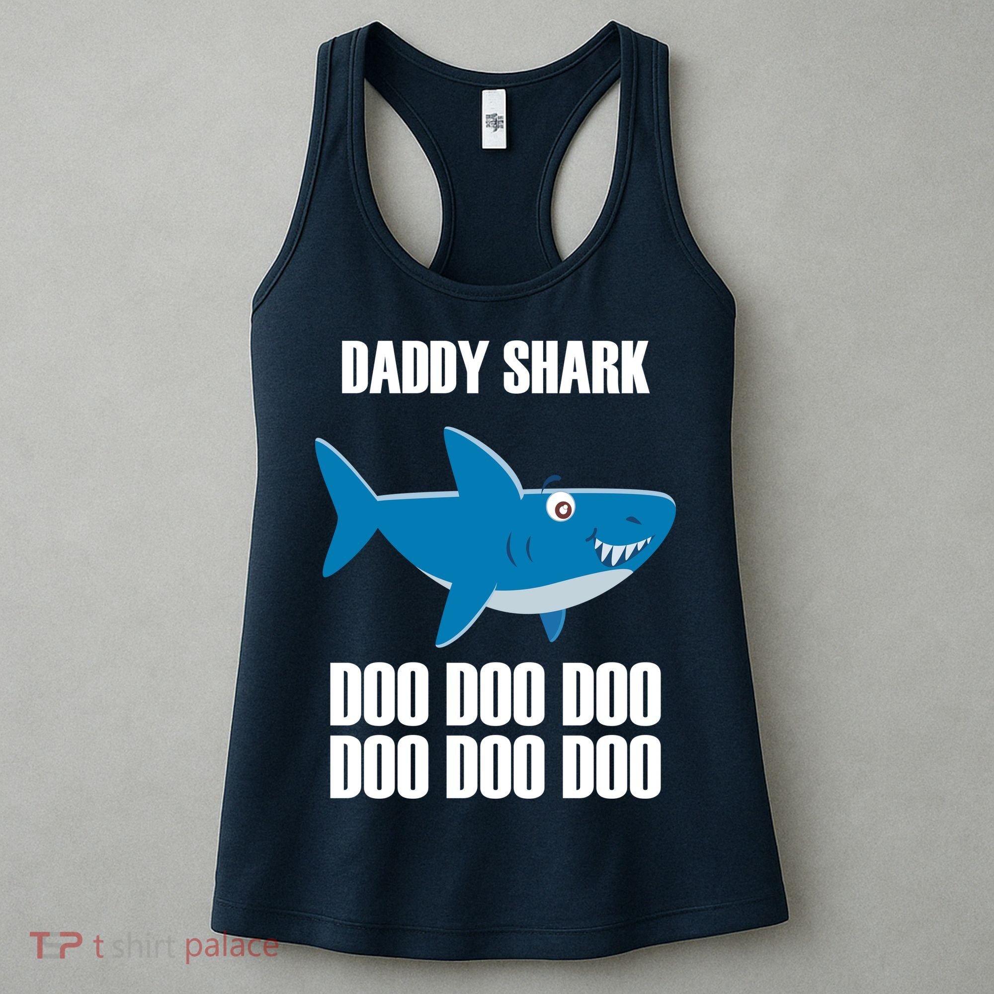 Daddy Shark Funny Cute Women's Tank Top