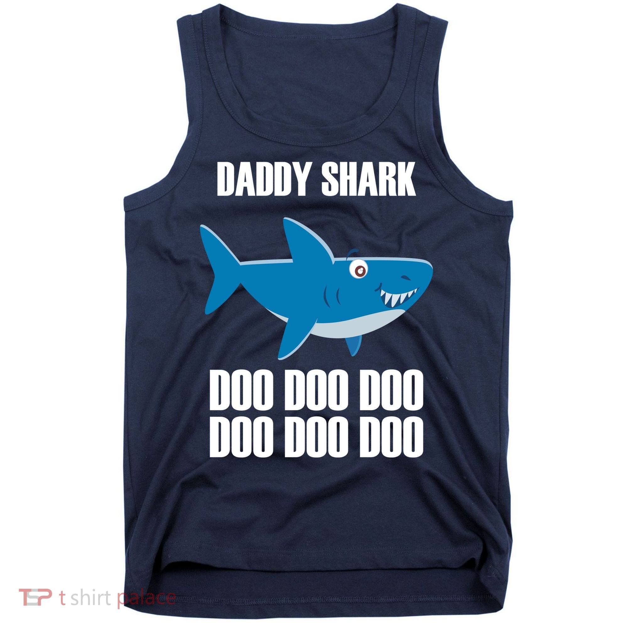 Daddy Shark Funny Cute Tank Top