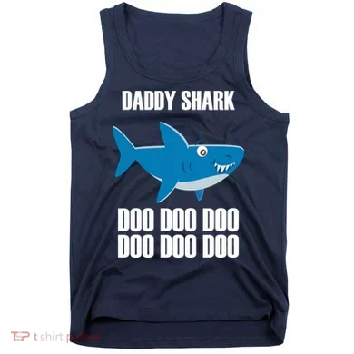 Daddy Shark Funny Cute Tank Top