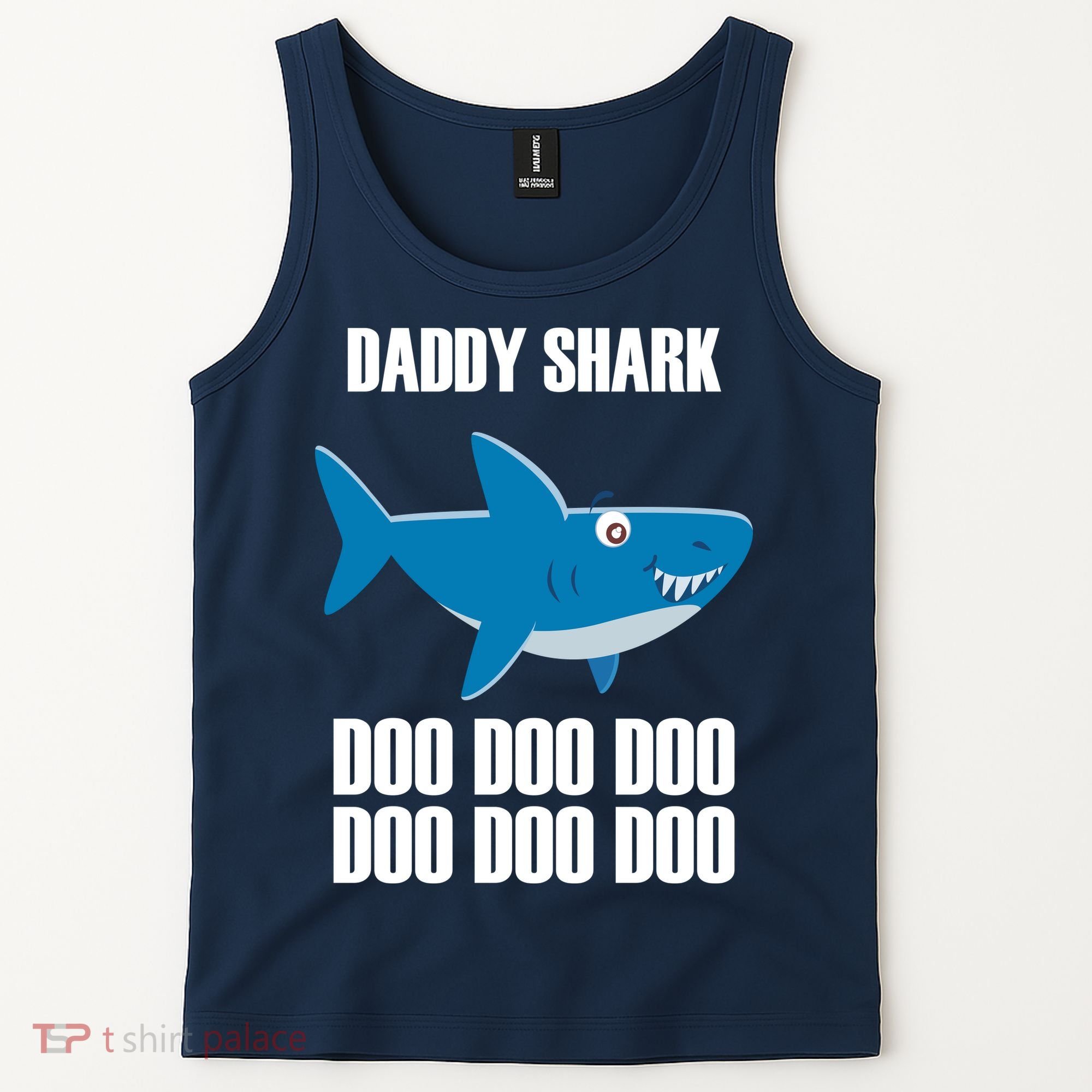 Daddy Shark Funny Cute Tank Top