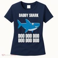 Daddy Shark Funny Cute Women's T-Shirt thumb 0