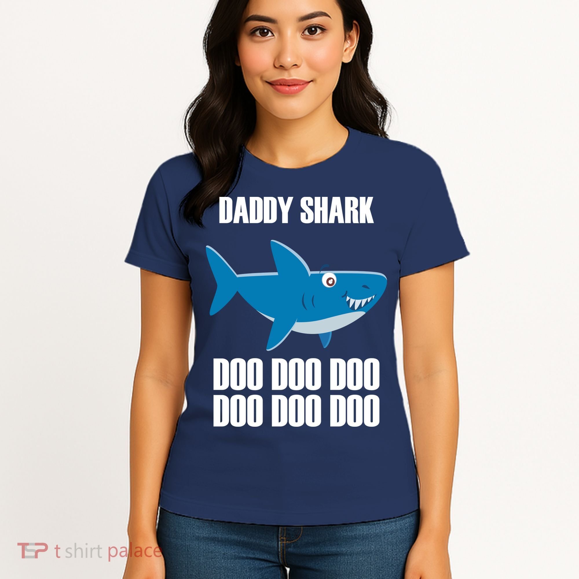 Daddy Shark Funny Cute Women's T-Shirt