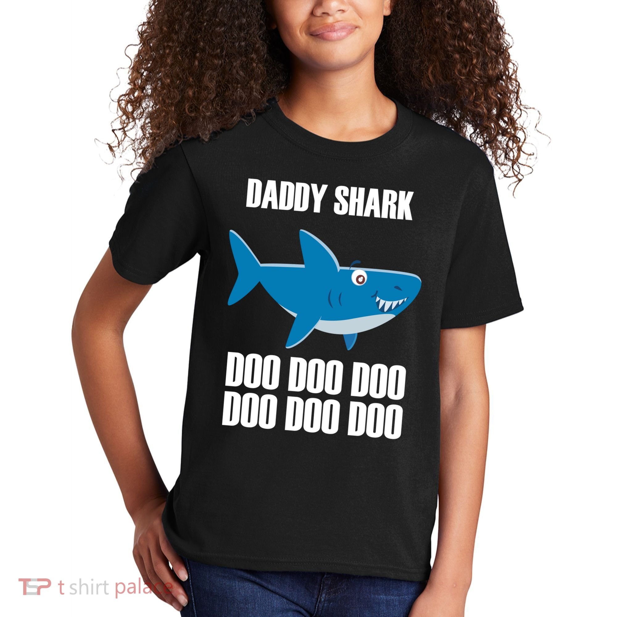 Daddy Shark Funny Cute Kids T-Shirt