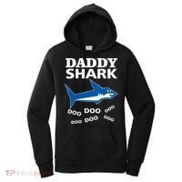 Daddy Shark Funny Dad Women's Hoodie thumb 0