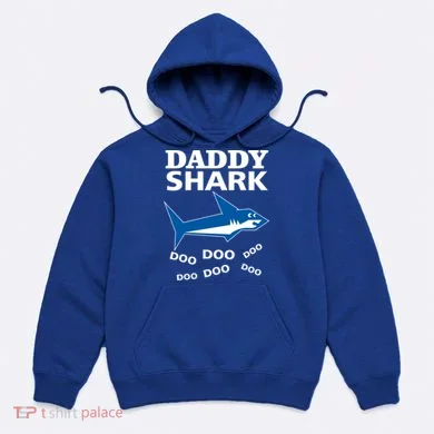 Daddy Shark Funny Dad Hoodie