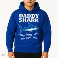 Daddy Shark Funny Dad Hoodie thumb 2