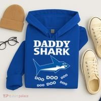 Daddy Shark Funny Dad Hoodie thumb 4