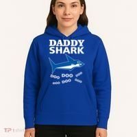 Daddy Shark Funny Dad Hoodie thumb 5