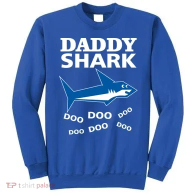 Daddy Shark Funny Dad Sweatshirt