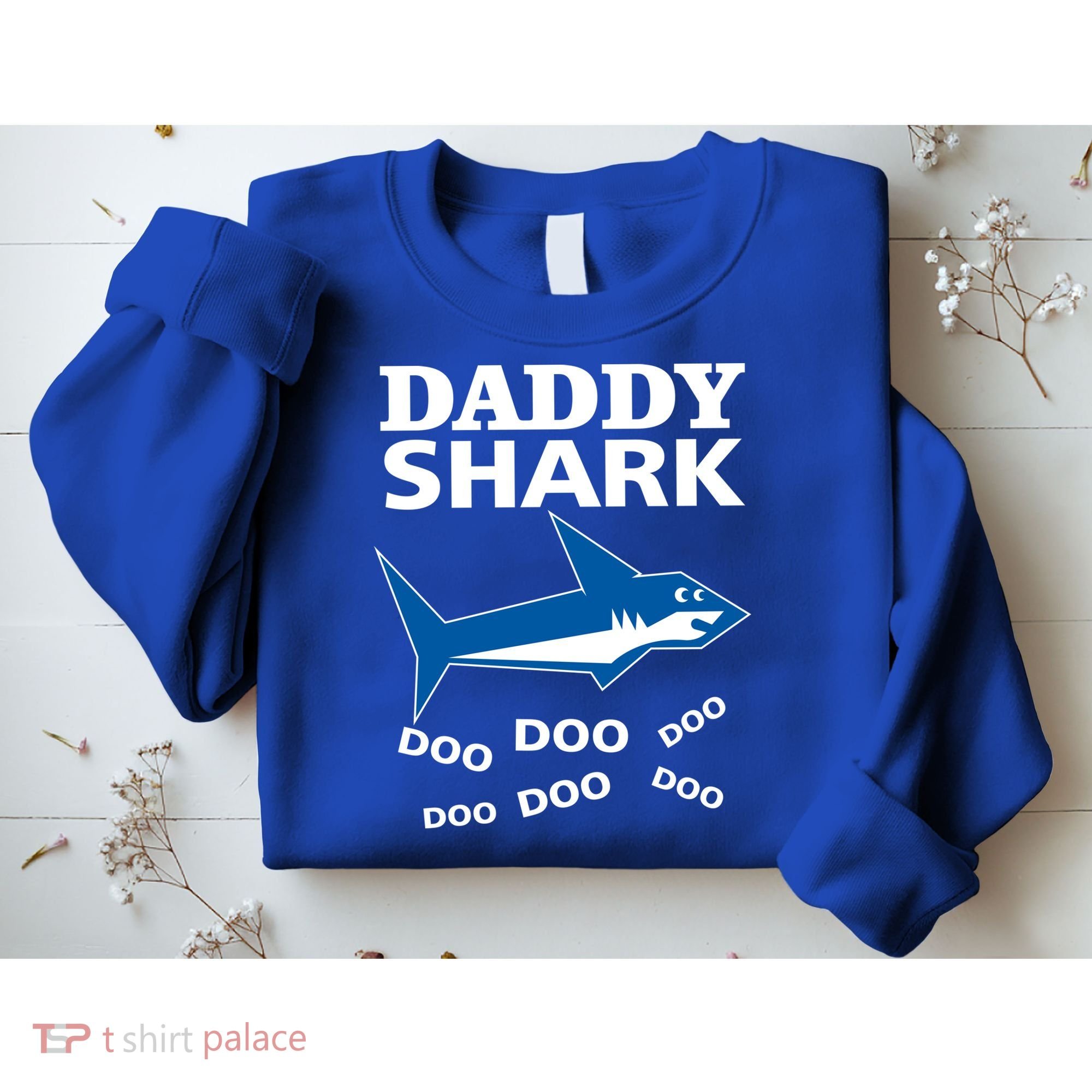 Daddy Shark Funny Dad Sweatshirt