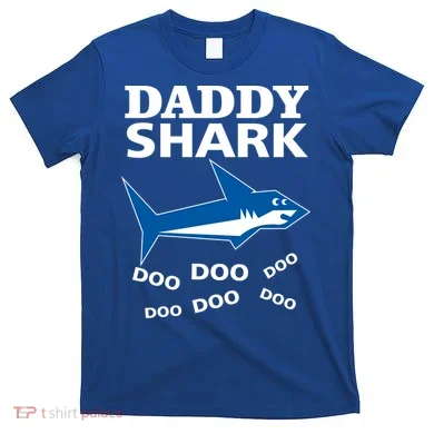 Daddy Shark Funny Dad T-Shirt