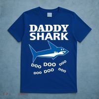 Daddy Shark Funny Dad T-Shirt thumb 5